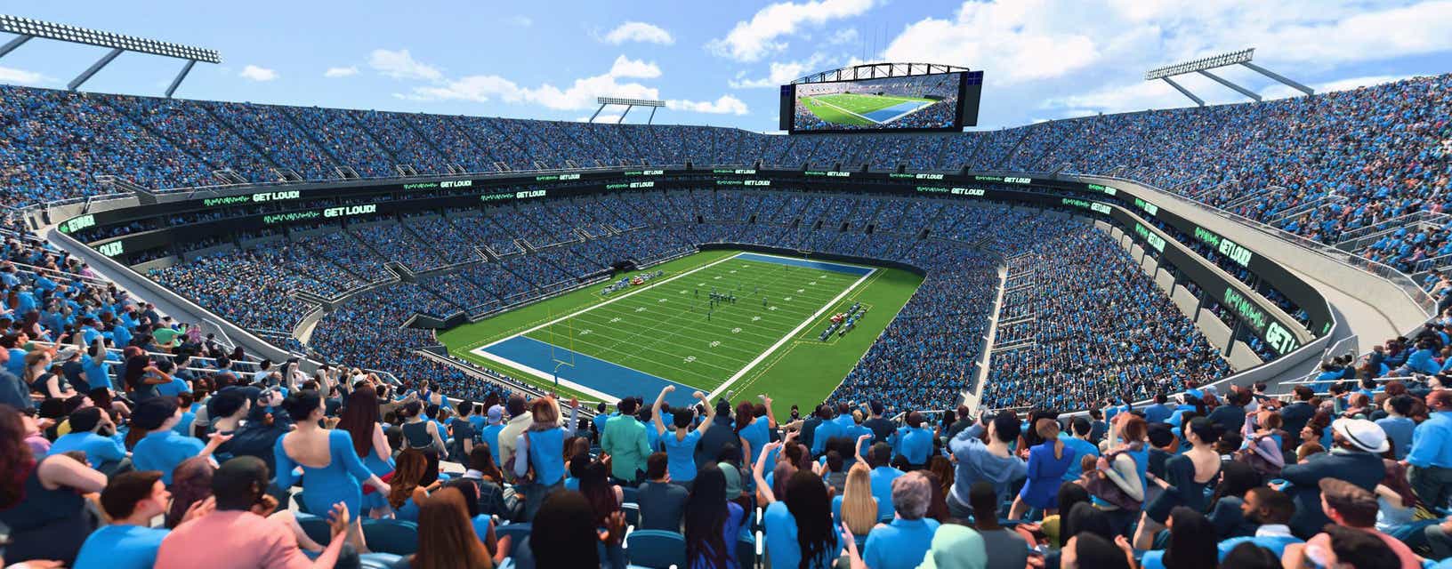 Seat view from Upper End Zone