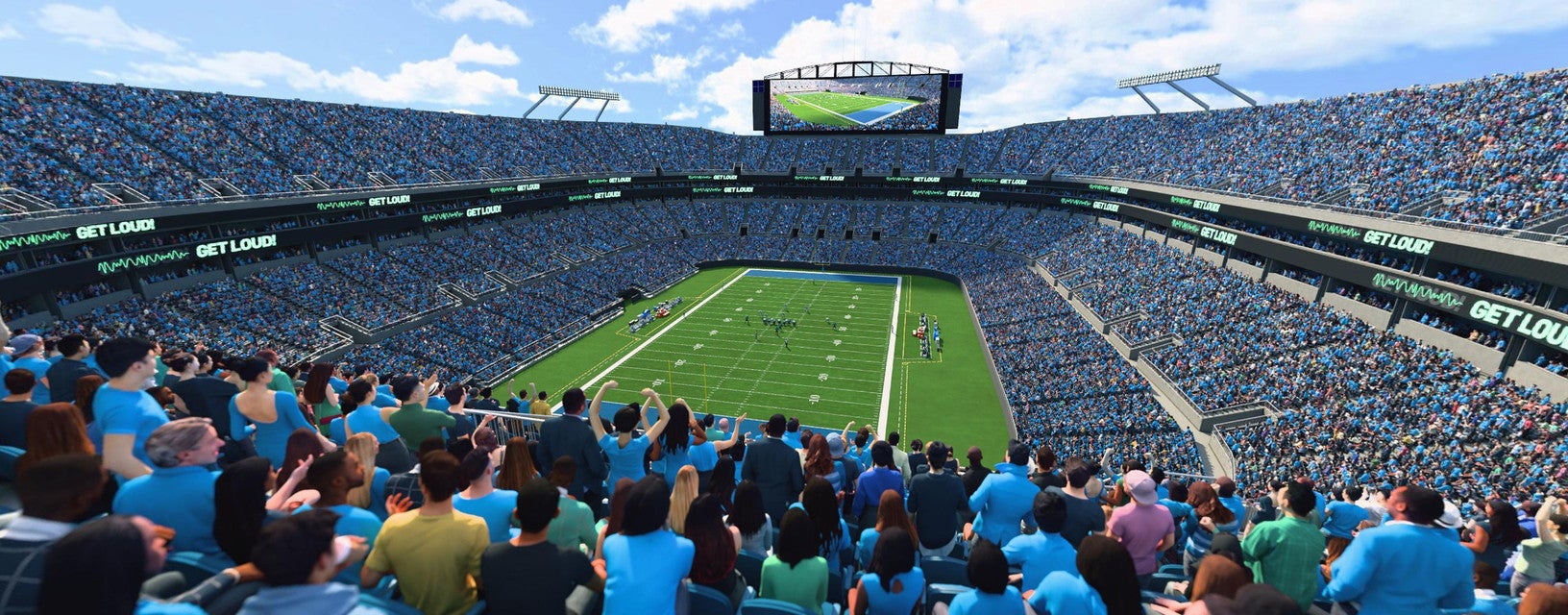 Seat view from Upper End Zone