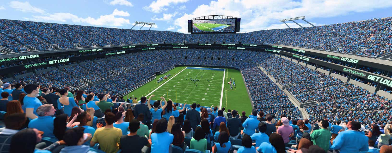 Seat view from Upper End Zone