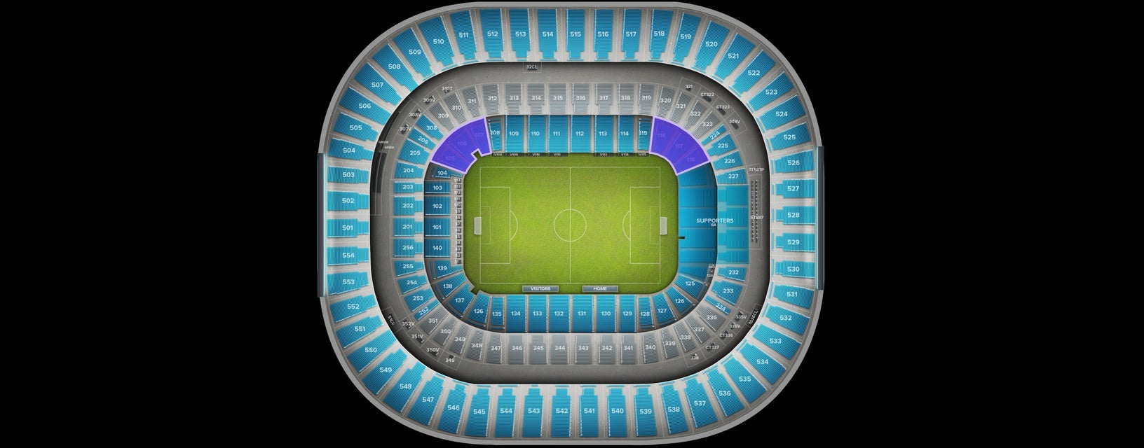 Seat view from Lower Corner