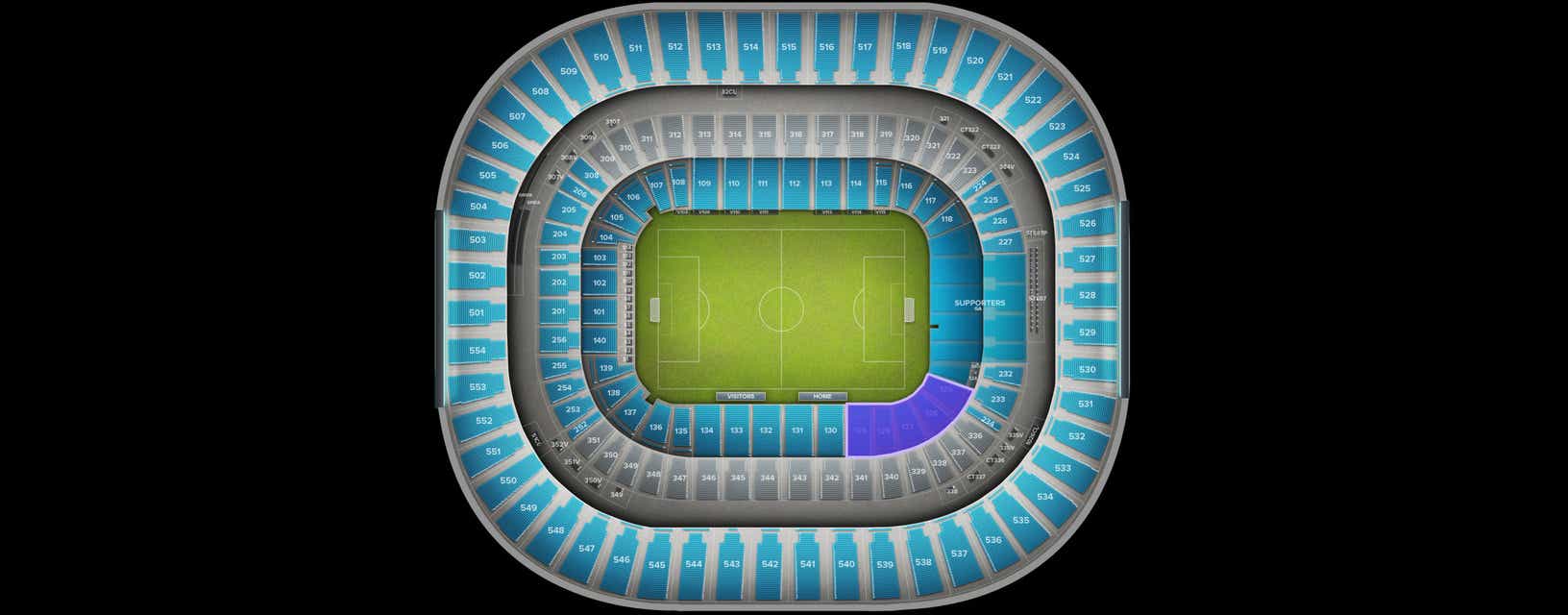 Seat view from Lower Corner