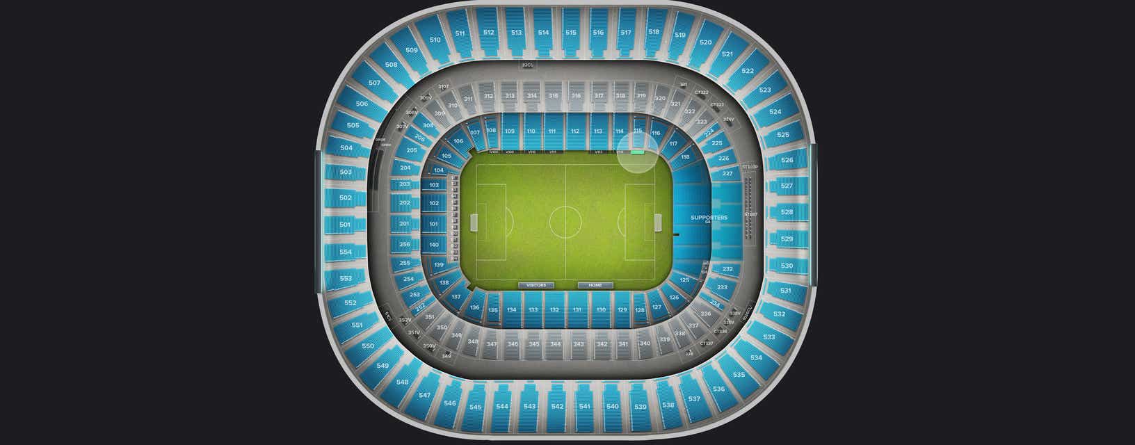 Seat view from Vault