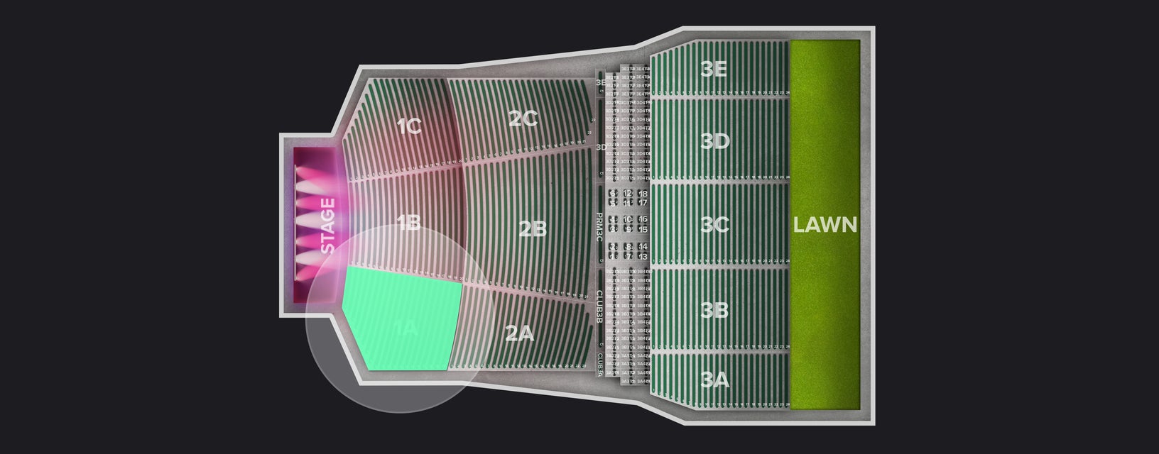 Seat view from Orchestra
