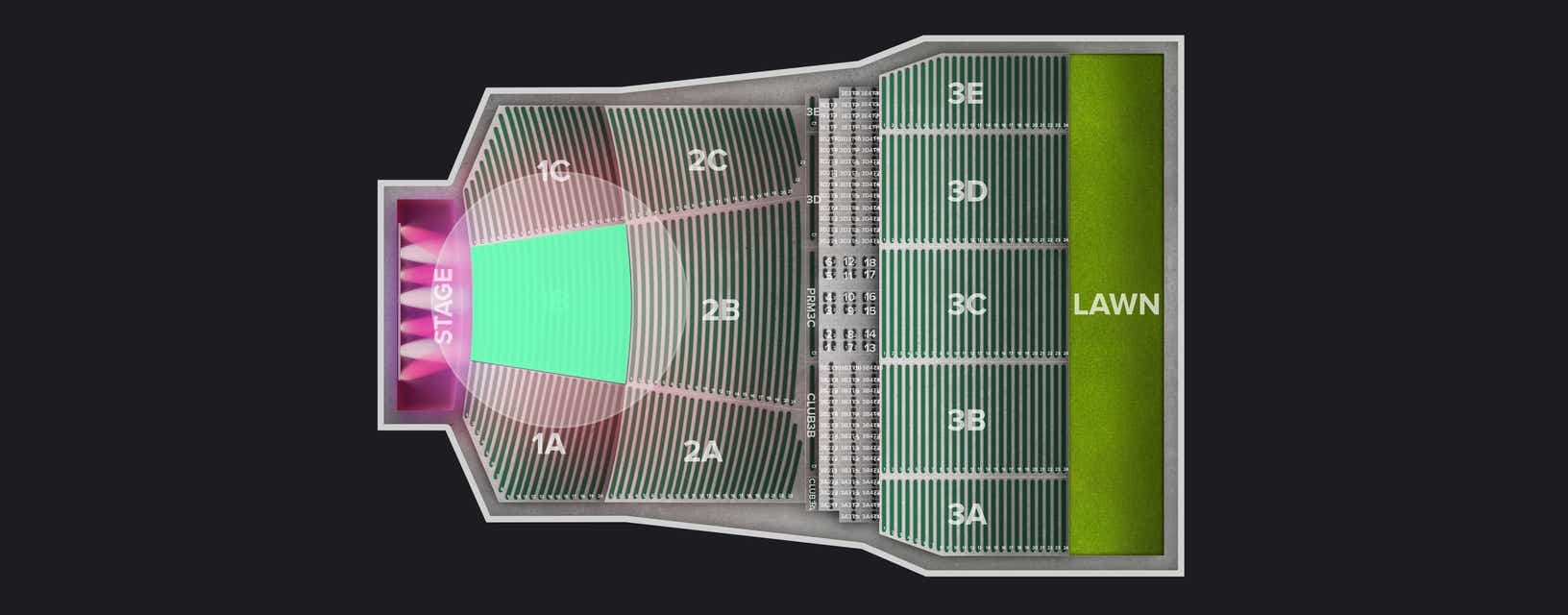 Seat view from Orchestra