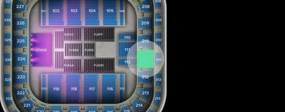 Seat view from Middle