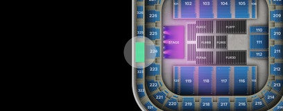 Seat view from Upper