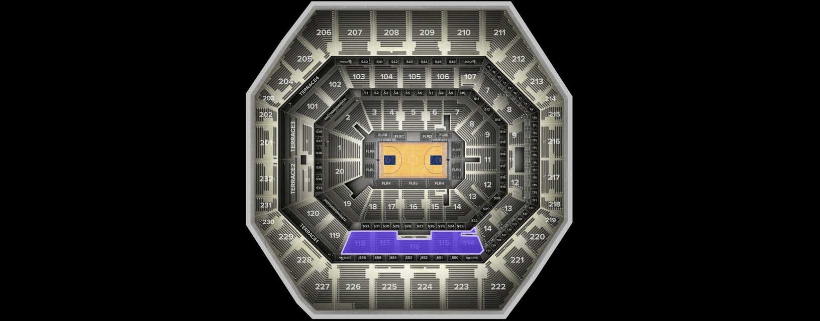 Seat view from Middle