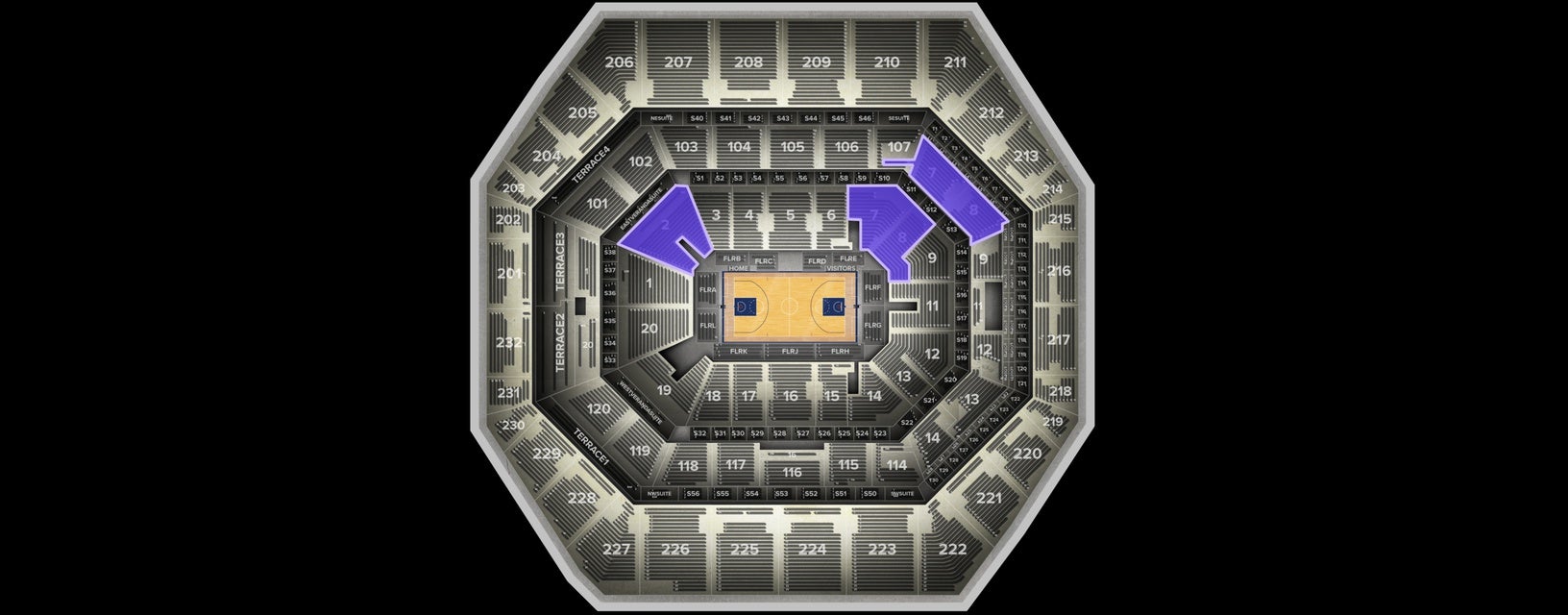 Seat view from Corner