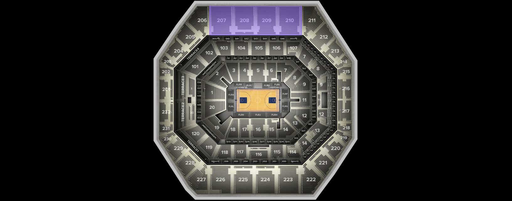 Seat view from Upper