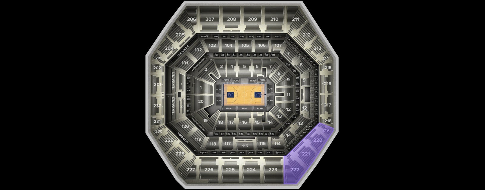Seat view from Upper