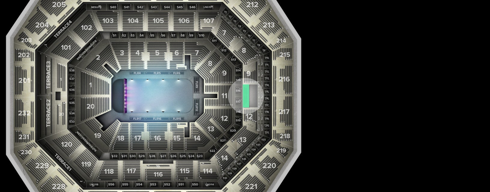 Seat view from Lower