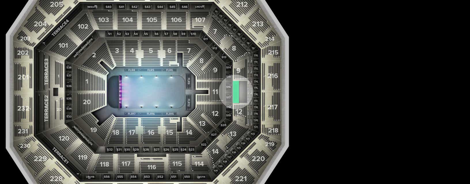 Seat view from Lower