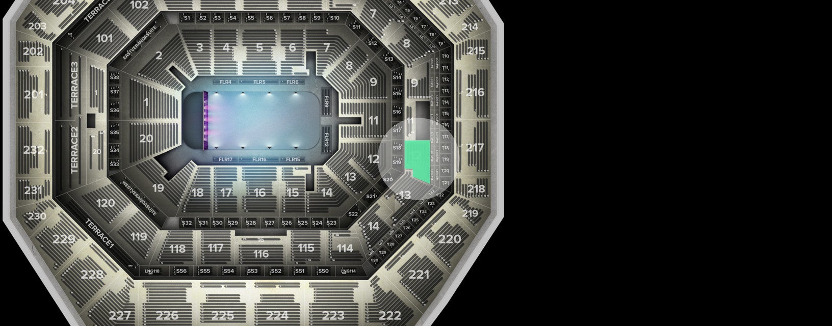 Seat view from Lower