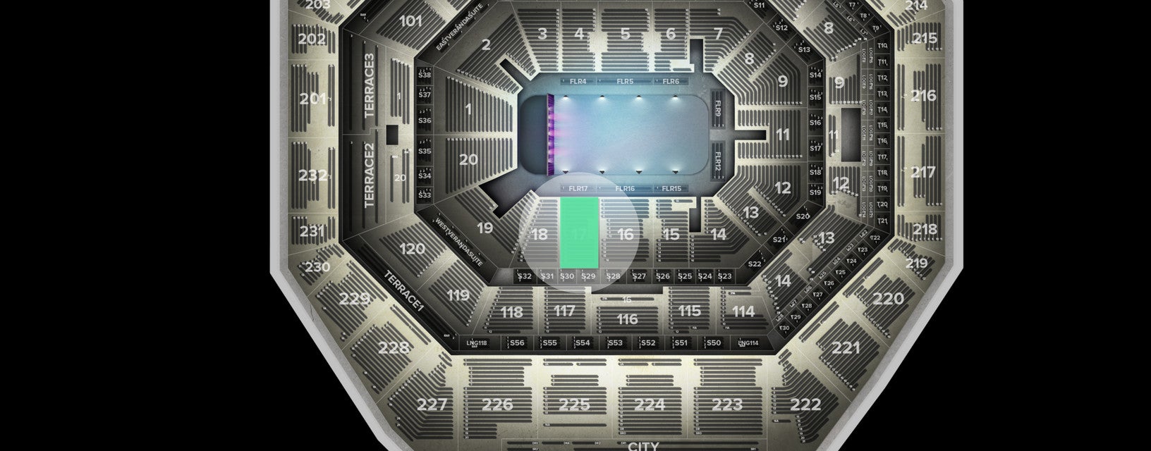 Seat view from Lower