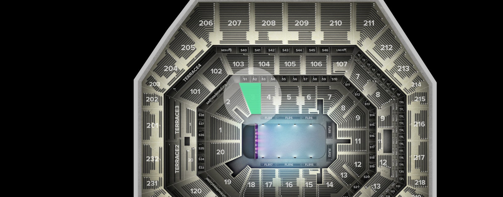 Seat view from Lower