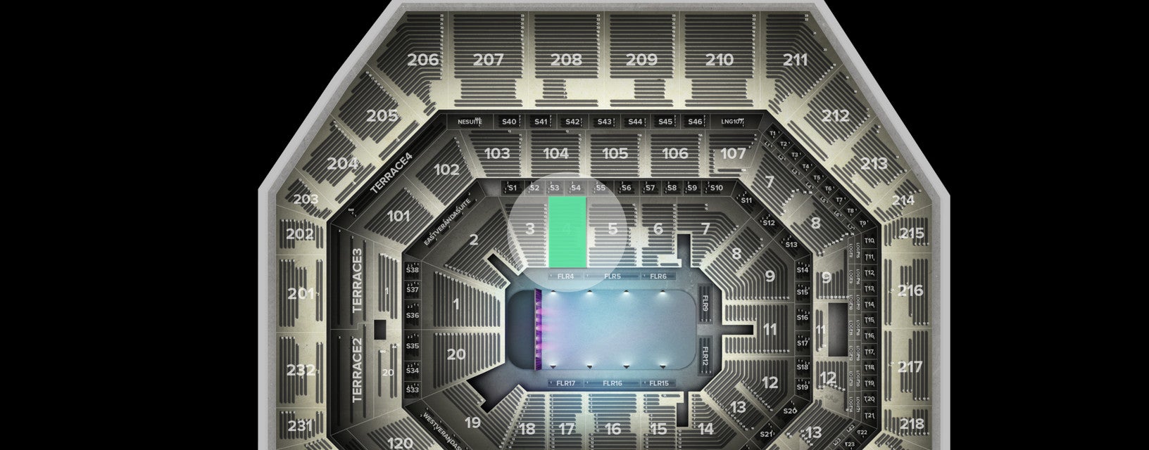 Seat view from Lower