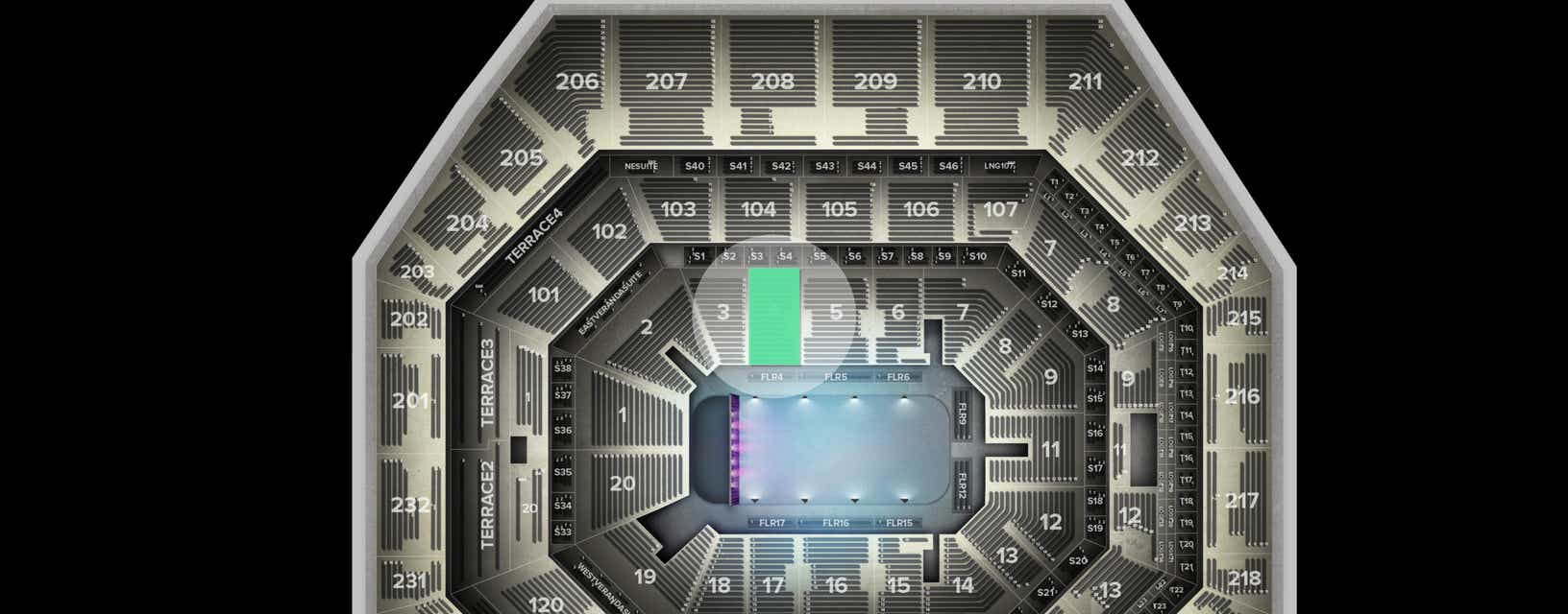 Seat view from Lower