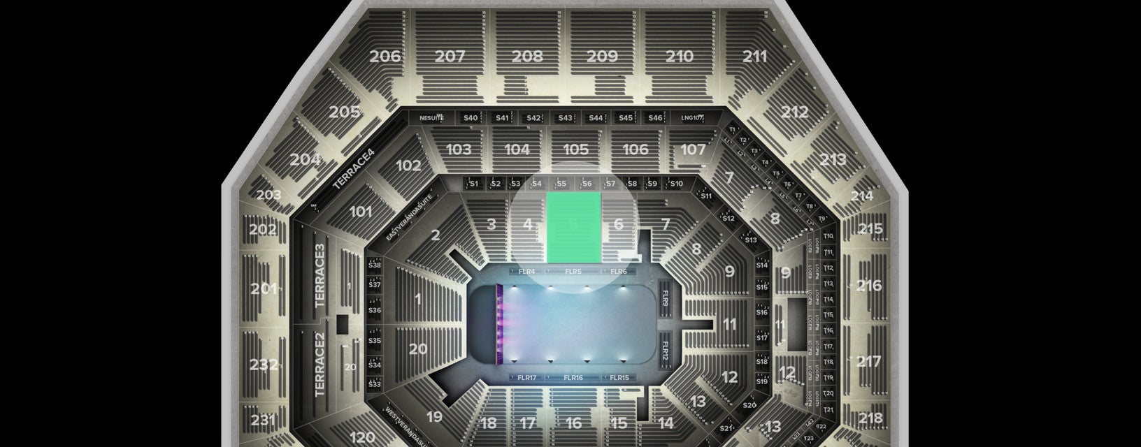 Seat view from Lower