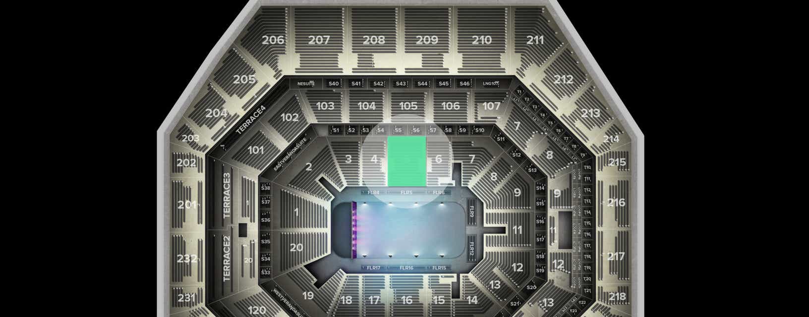 Seat view from Lower