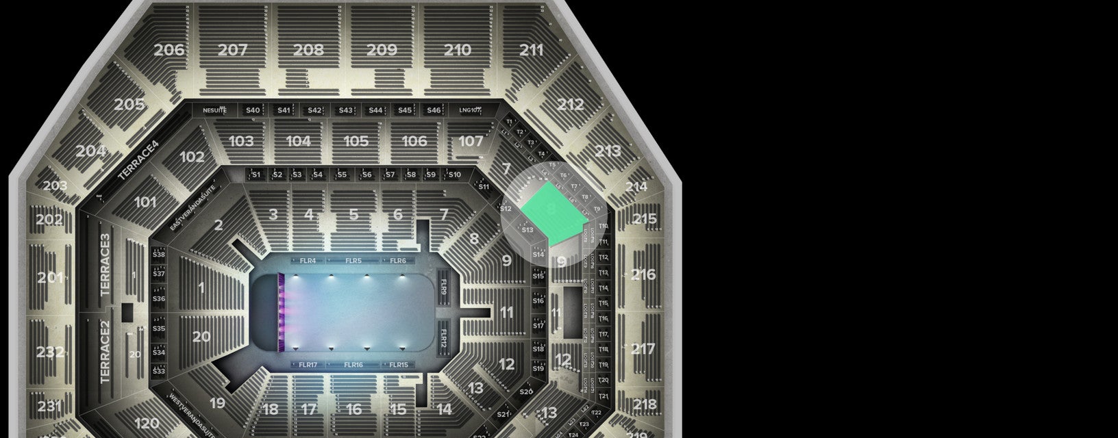Seat view from Lower