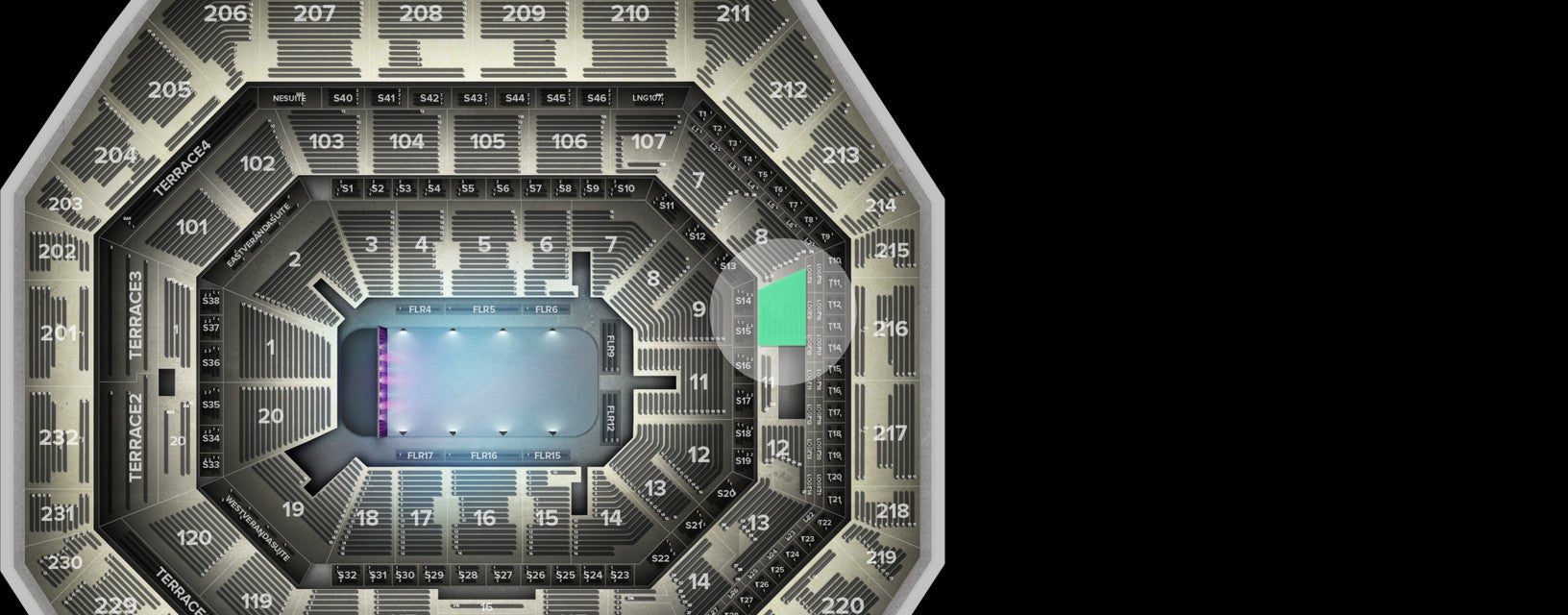 Seat view from Lower