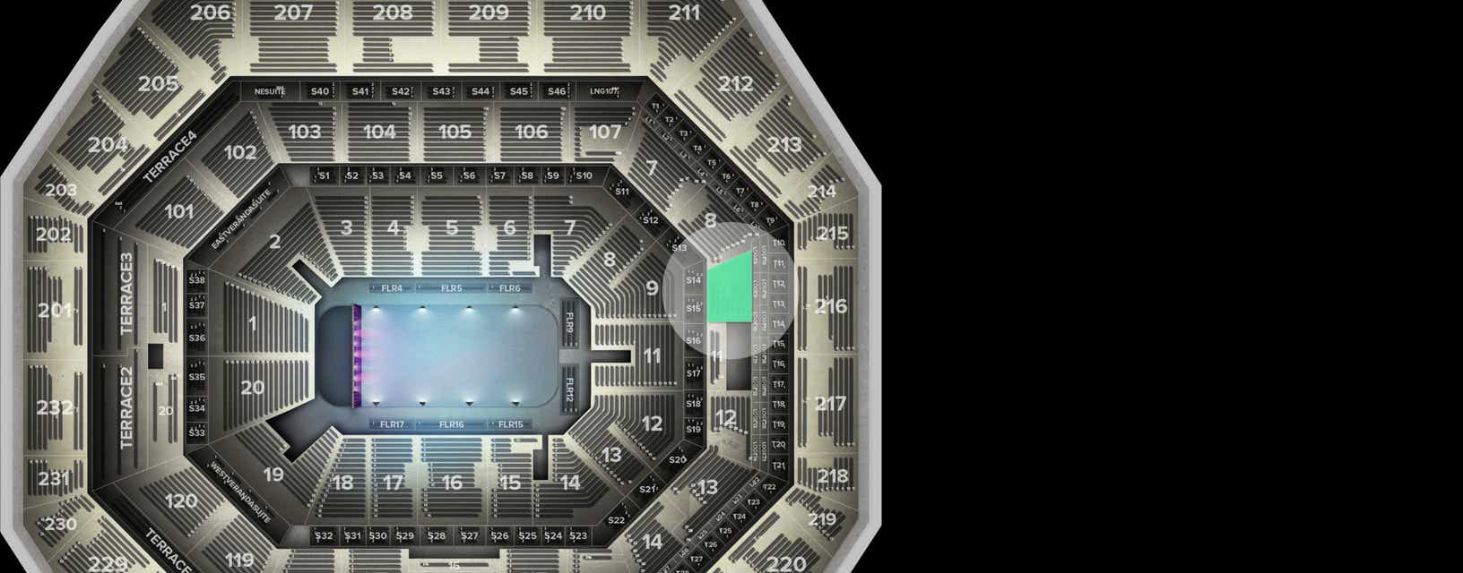 Seat view from Lower