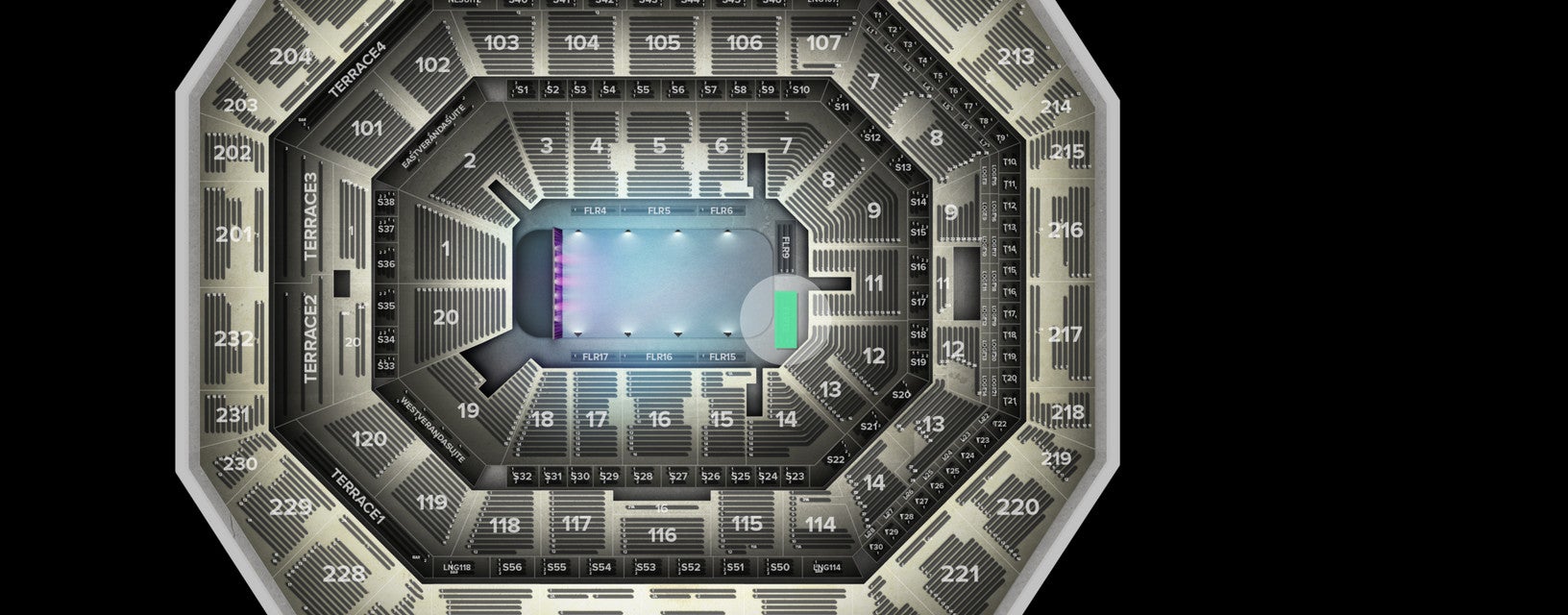 Seat view from Floor