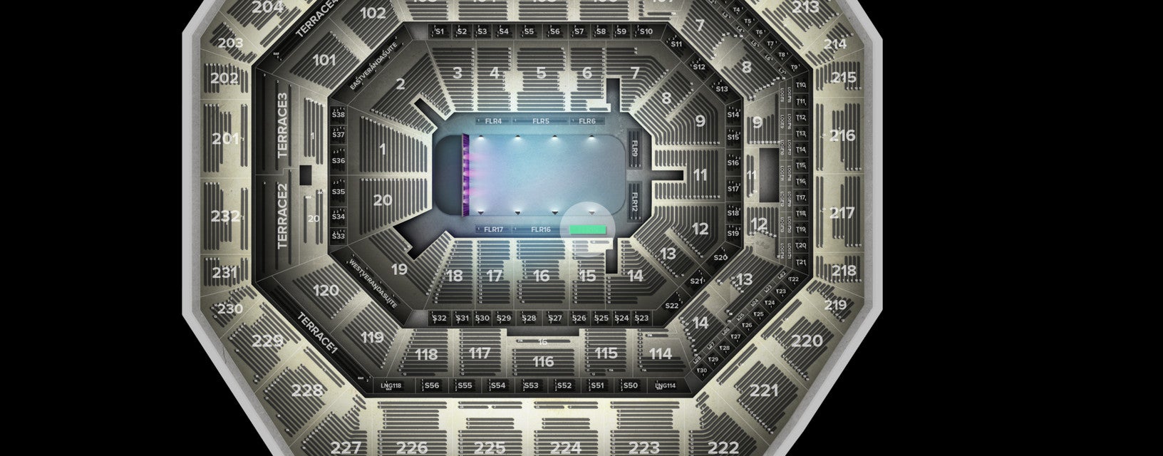Seat view from Floor