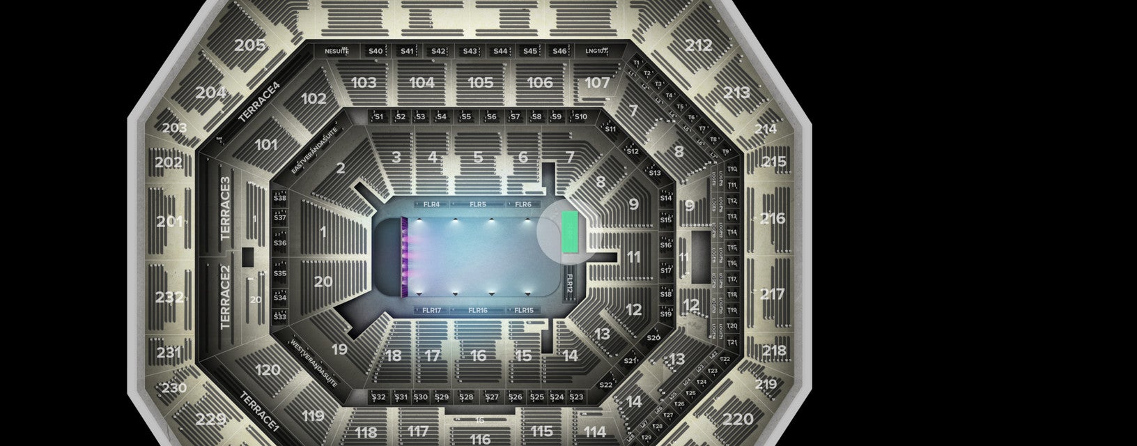 Seat view from Floor