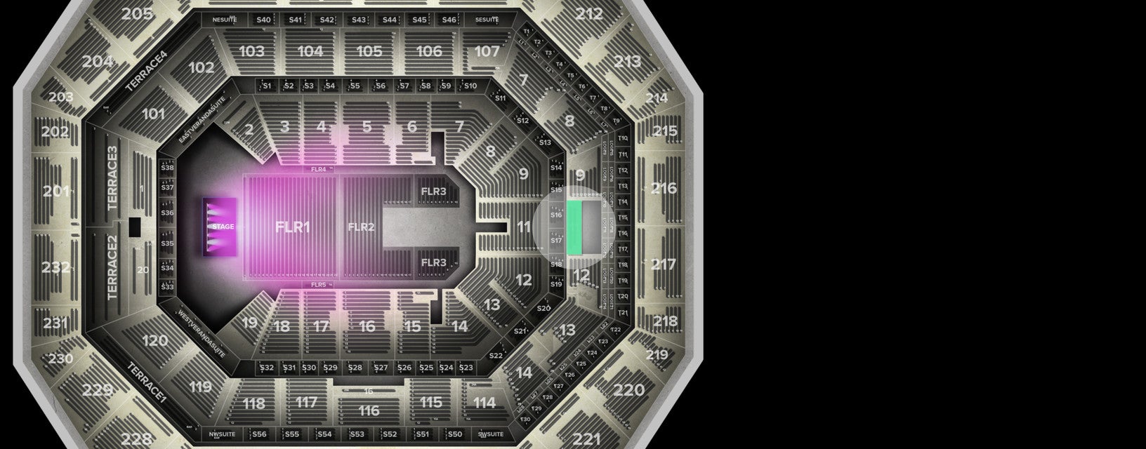Seat view from Lower