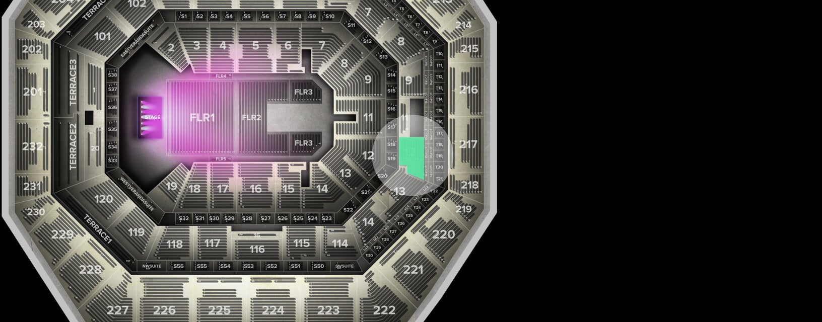 Seat view from Lower