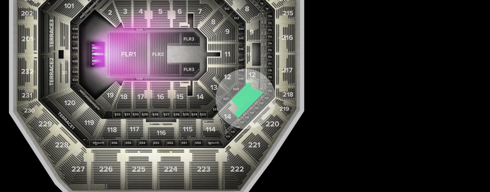 Seat view from Lower