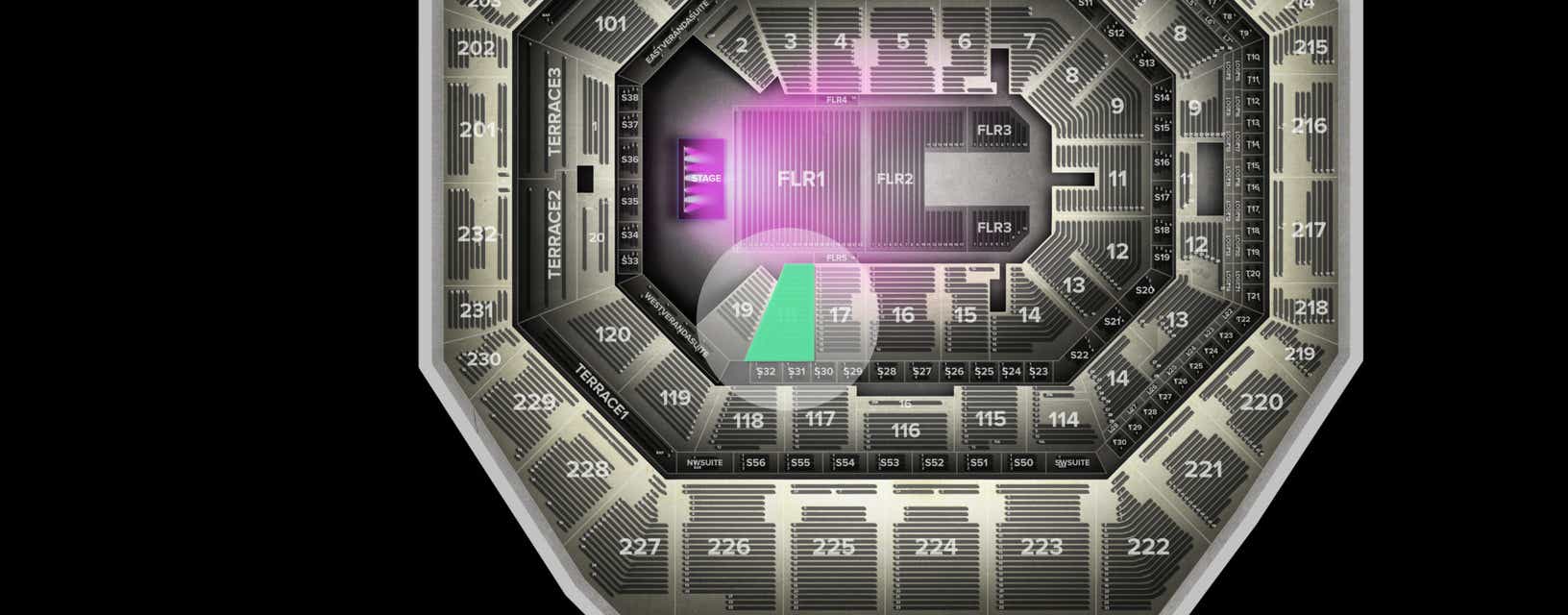 Seat view from Lower