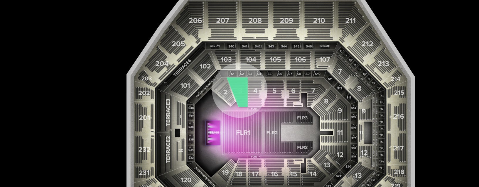 Seat view from Lower