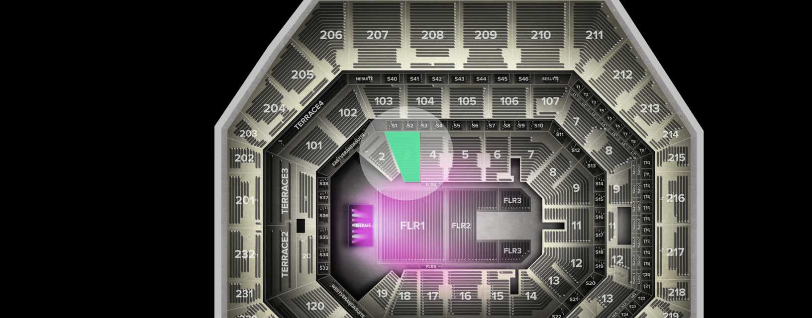 Seat view from Lower