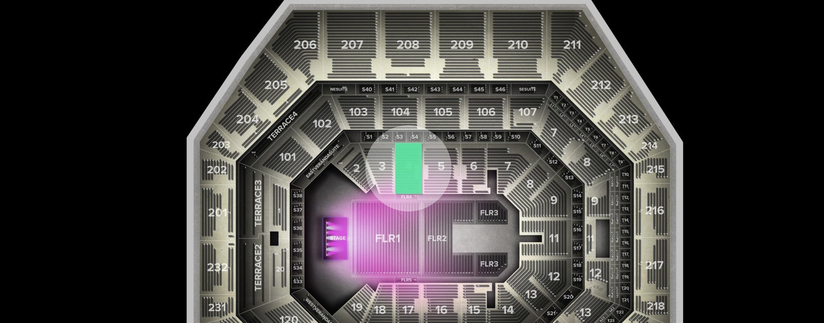 Seat view from Lower