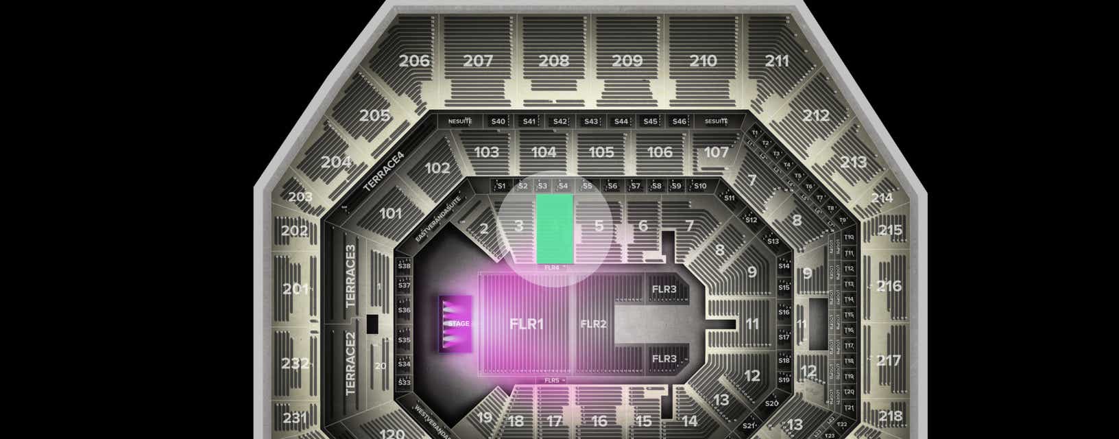 Seat view from Lower