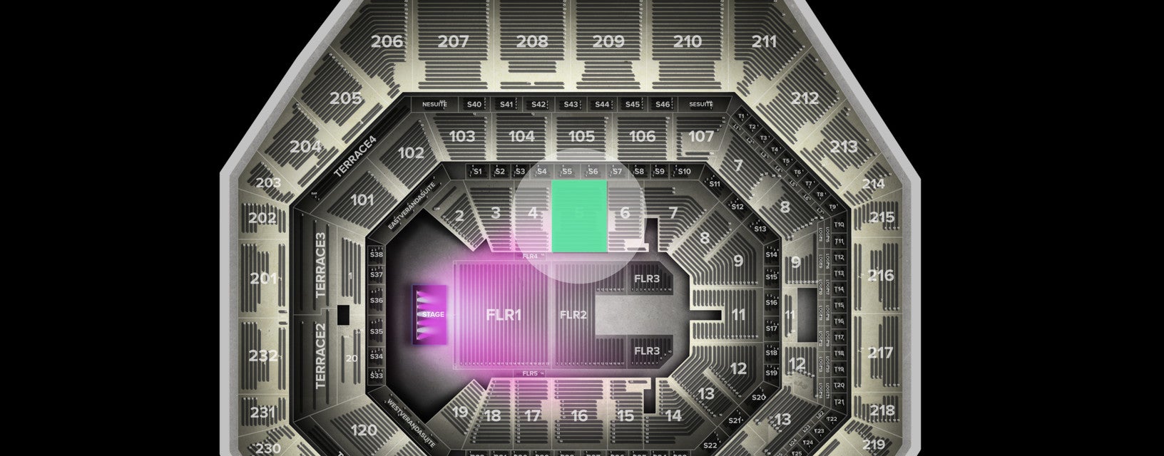 Seat view from Lower
