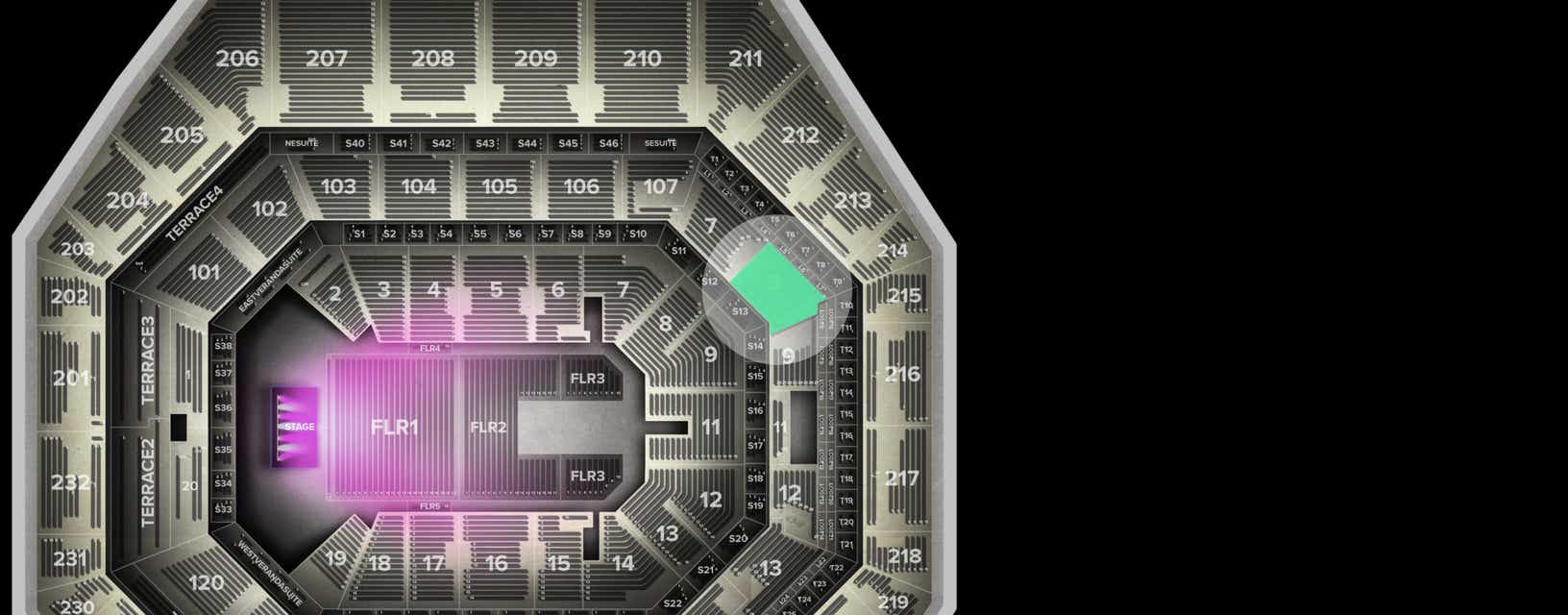 Seat view from Lower
