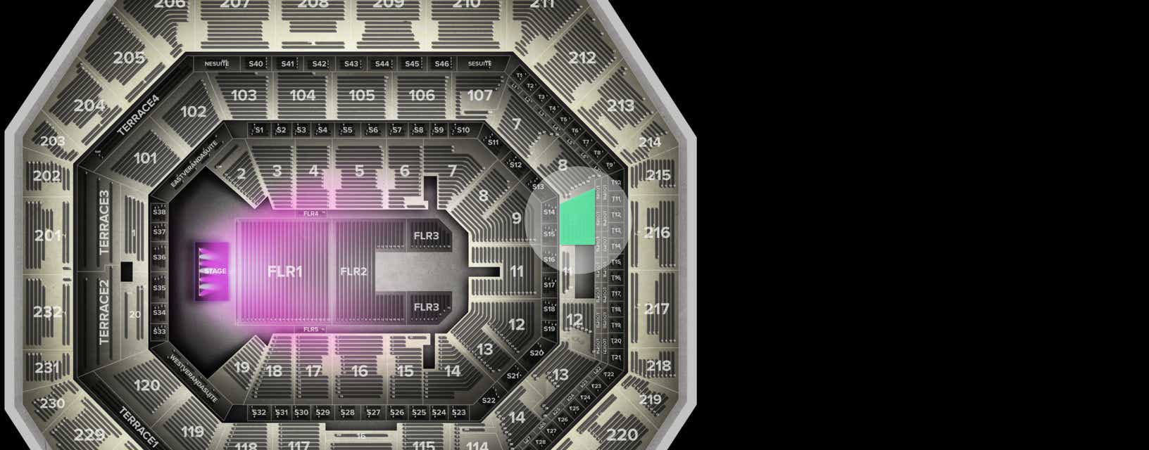 Seat view from Lower
