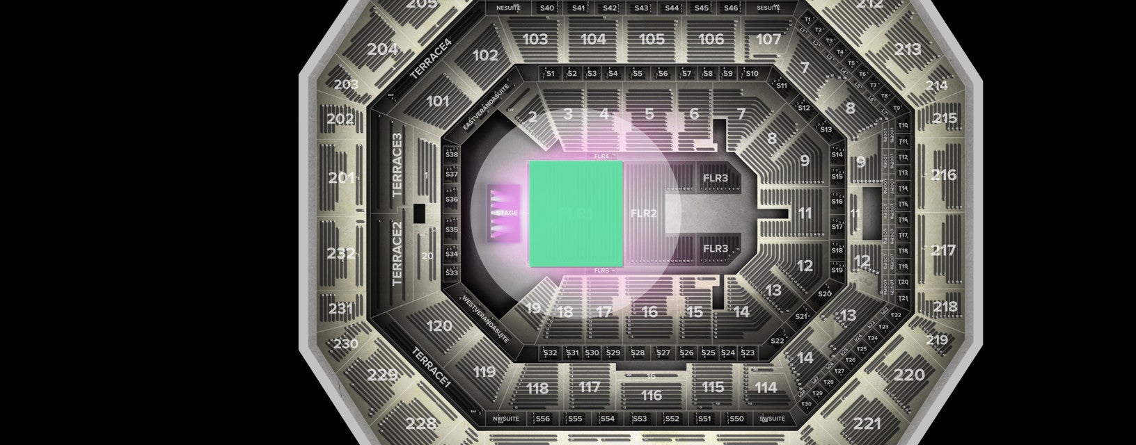 Seat view from Floor