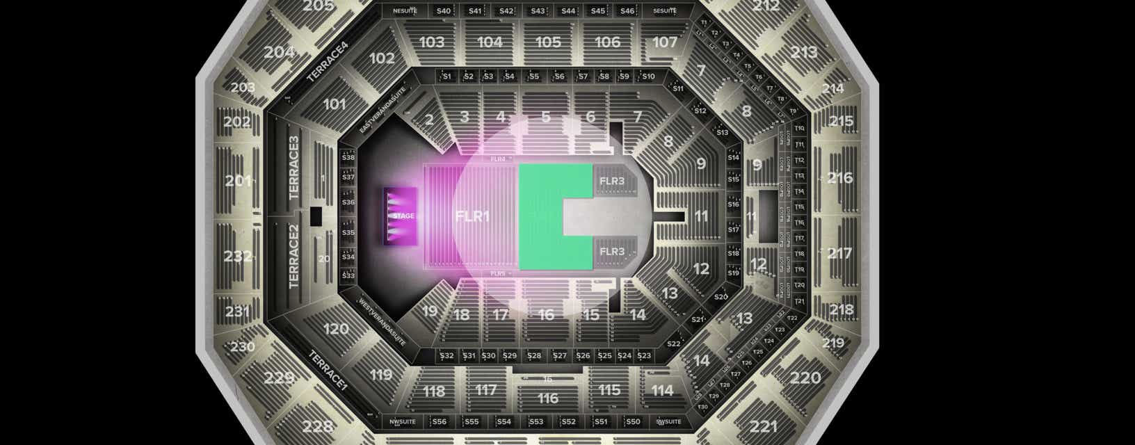 Seat view from Floor