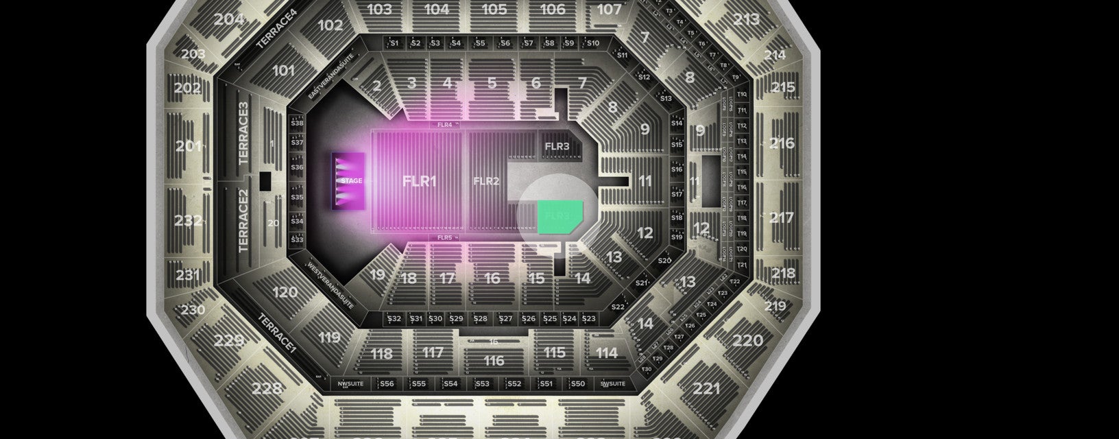 Seat view from Floor