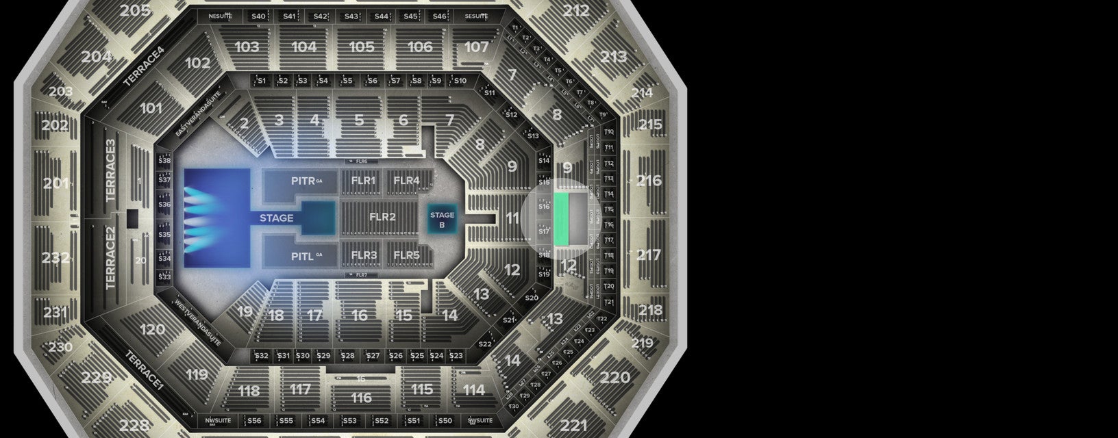 Seat view from Lower