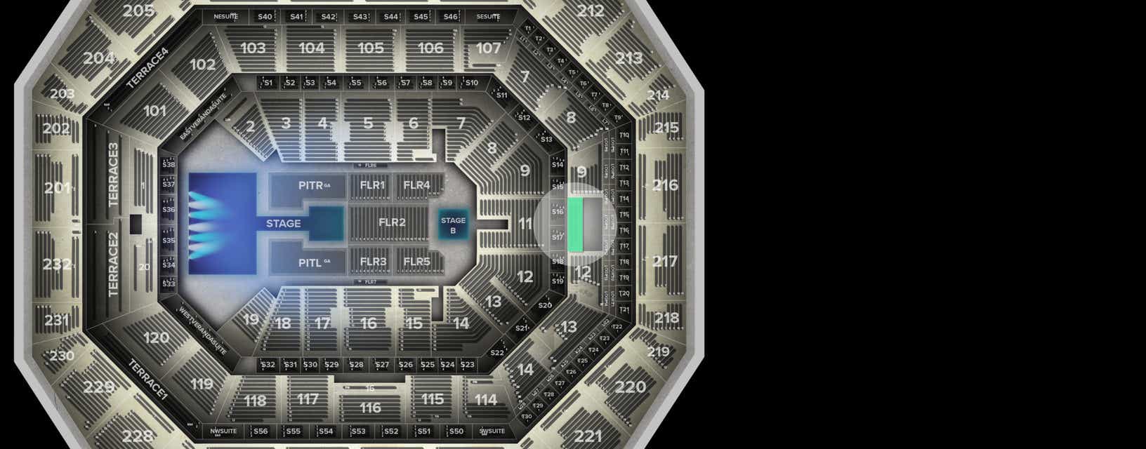 Seat view from Lower