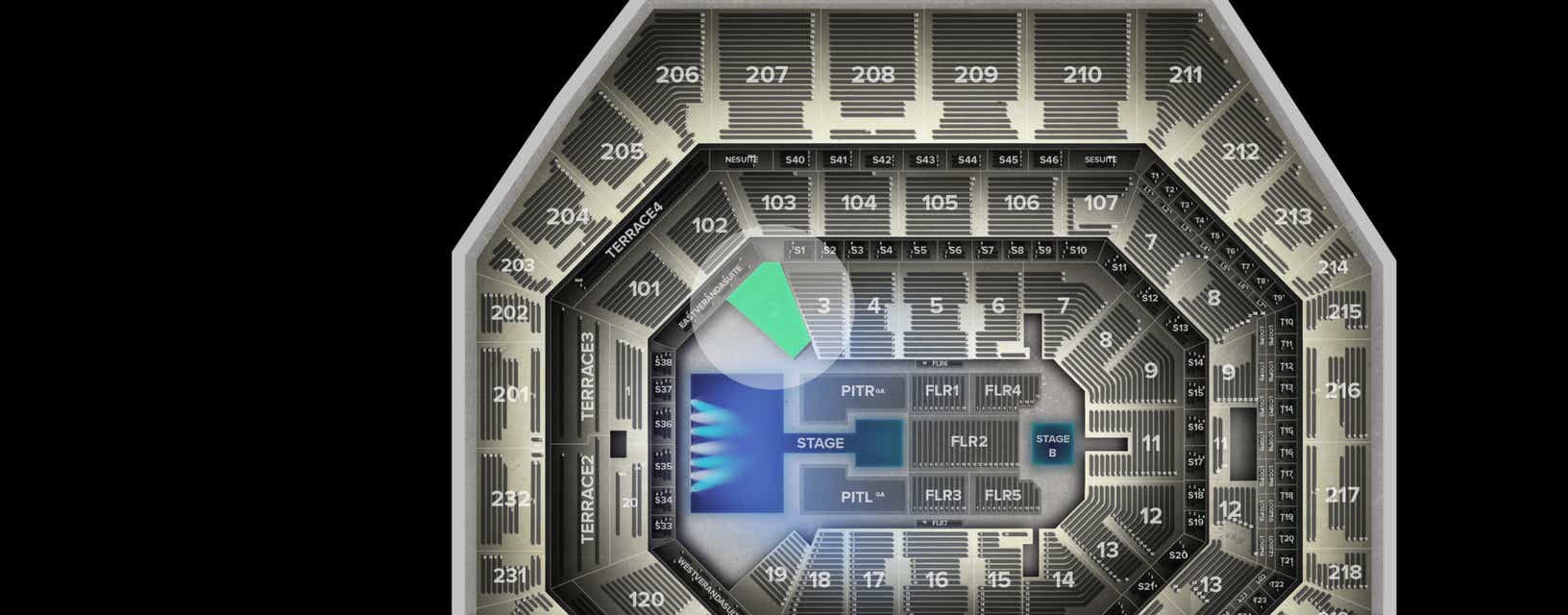 Seat view from Lower