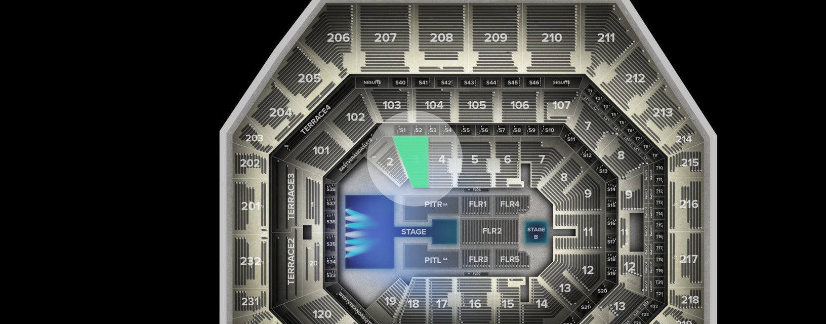 Seat view from Lower