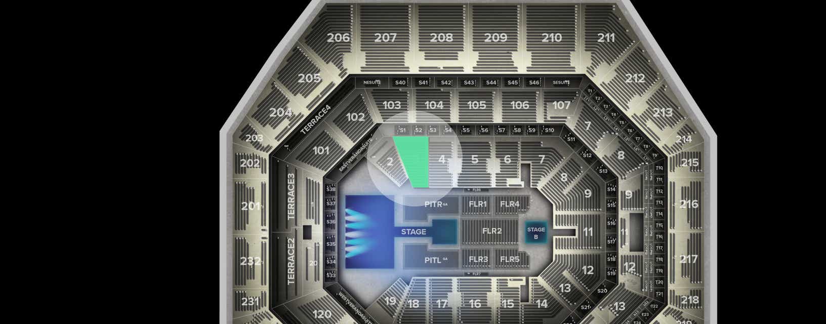 Seat view from Lower