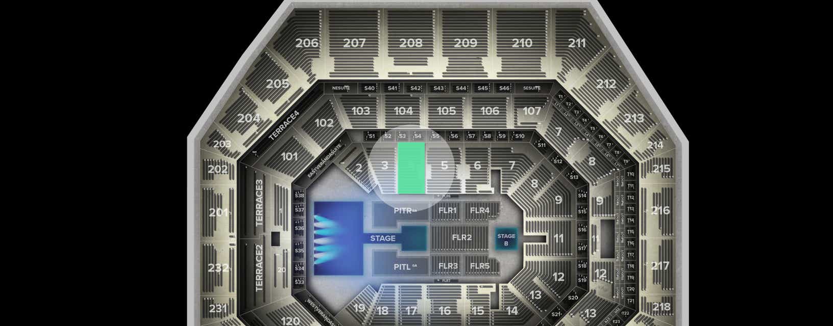 Seat view from Lower