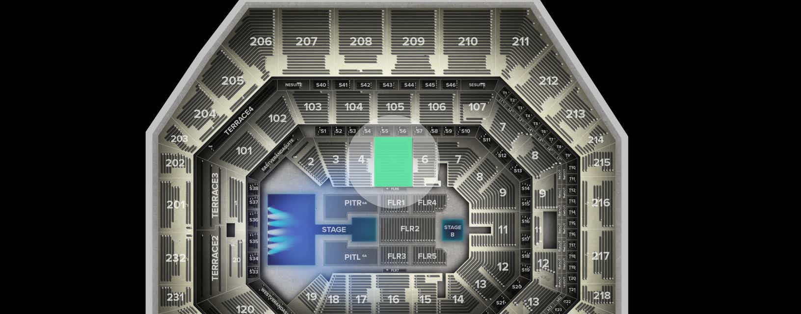 Seat view from Lower